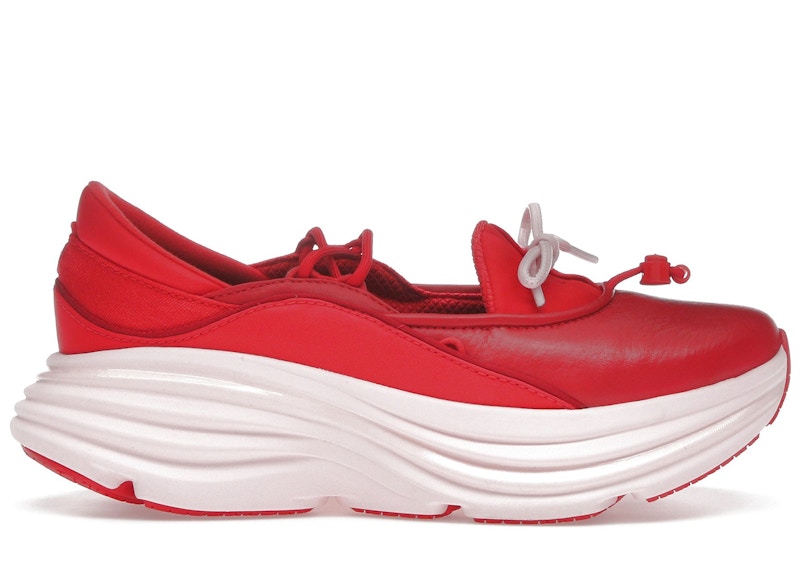 Hoka One One Bondi Mary Jane Cerise Rose Tea