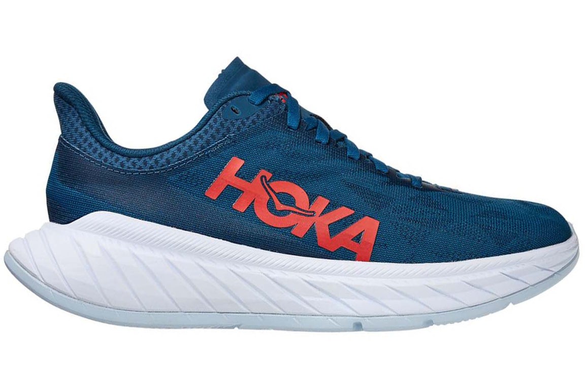 Hoka One One Carbon X 2 Moroccan Blue Hot Coral (Women's) - 1113527 ...