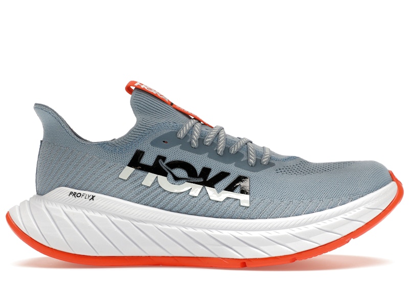 Pre-owned Hoka Men's One One Carbon X 3 Sneakers In Mountain Spring/puffin's Bill In Multi