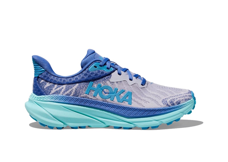 HOKA Women's Challenger 7 Running Shoes in Ether/Cosmos - 1134498-ERC