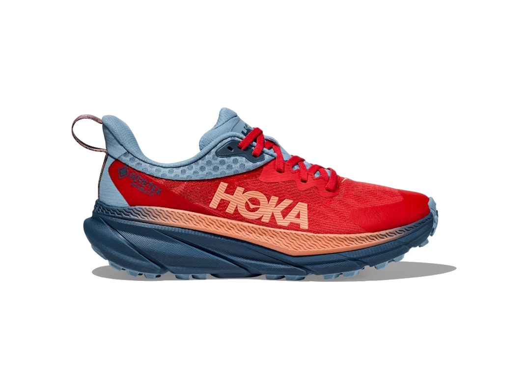 Pre-owned Hoka One One Challlenger Atr 7 Gtx Cerise Real Teal (women's) In Cerise/real Teal