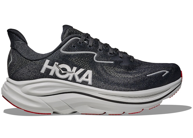 Hoka One One Clifton 10 Black Silver