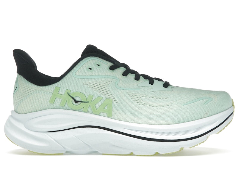 Hoka One One Clifton 10 Mint Fluorite Luna Moth