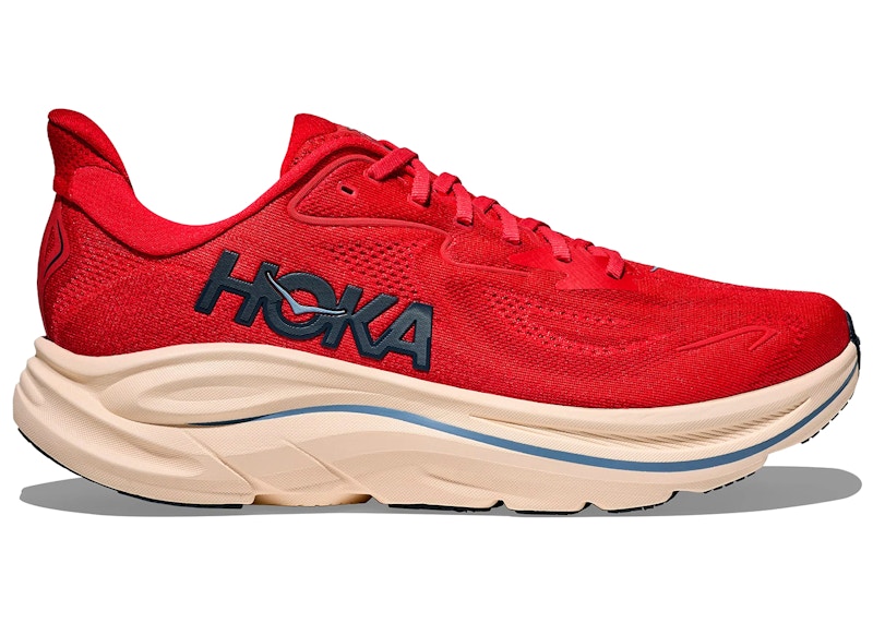 Hoka One One Clifton 10 Vermillion Varsity Navy