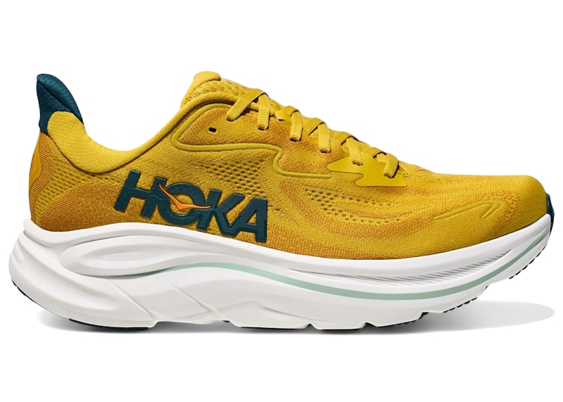 Hoka One One Clifton 10 Yellow Gold Tidal Wave