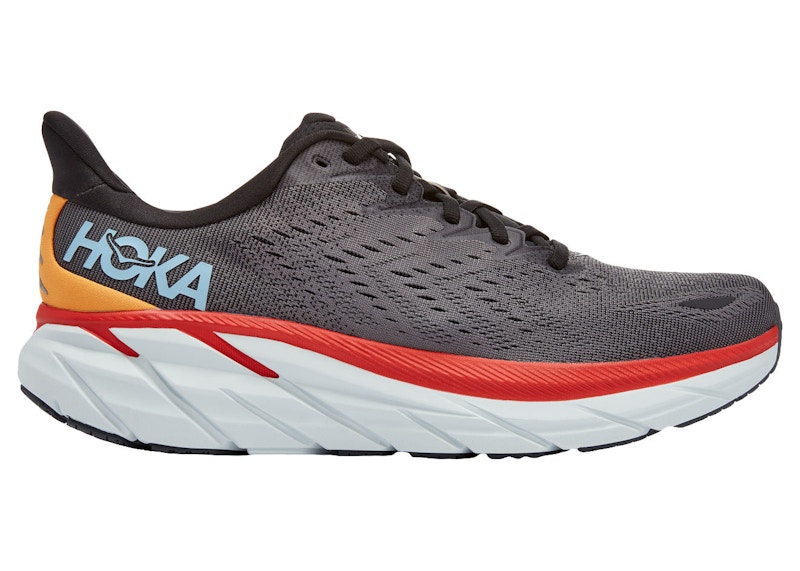 Hoka One One Clifton 8 Anthracite Castlerock Red Men s 1119393