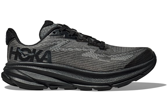 Hoka One One Clifton 9 Negro Negro Negro Carbón (GS)