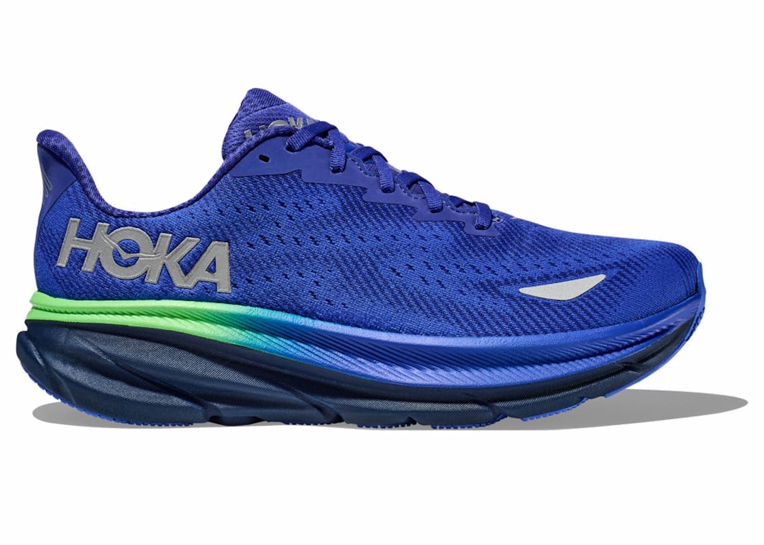 Pre-owned Hoka One One Clifton 9 Gtx Dazzling Blue Evening Sky In Dazzling Blue/evening Sky