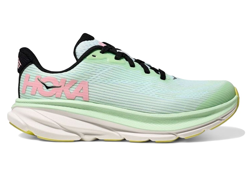 Hoka One One Clifton 9 Mint Fluorite Snow Melt (GS)