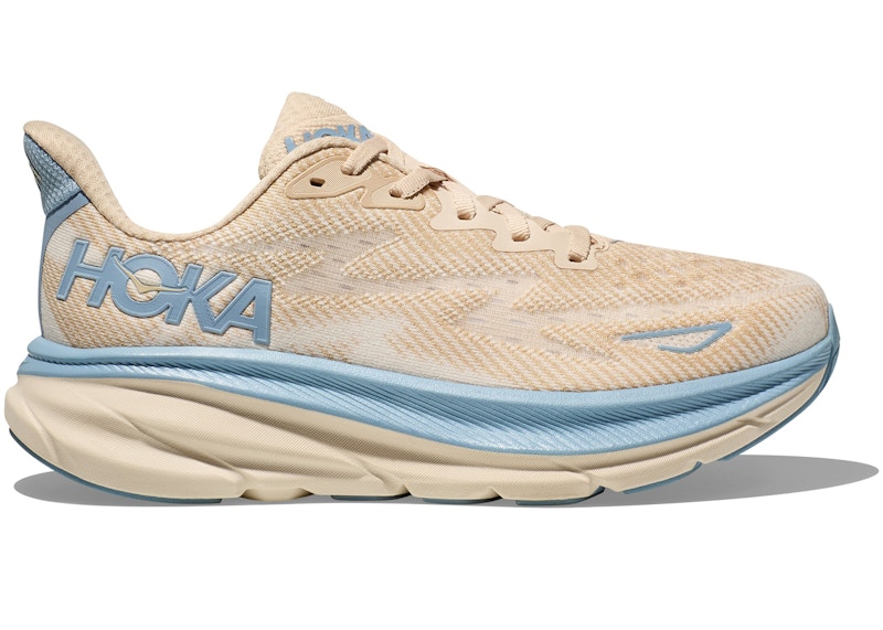 Pre-owned Hoka Clifton 9 (women's) Sneakers In Oak/alabaster In Multi