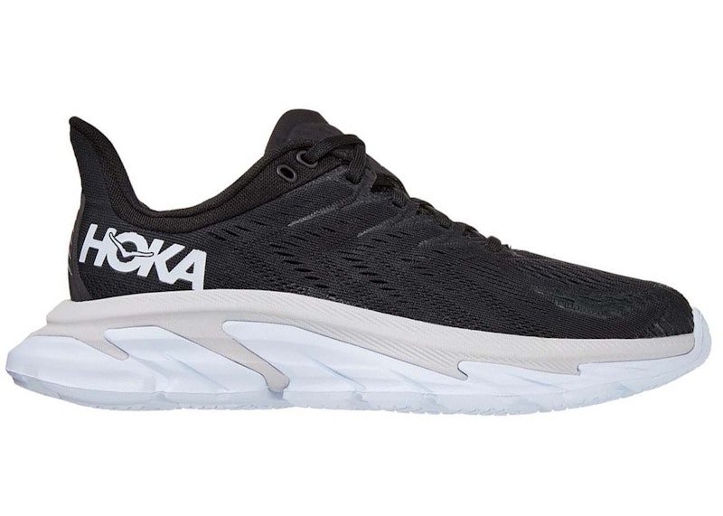 Hoka One One Clifton Edge Black White Men's - 1110510-BWHT - US