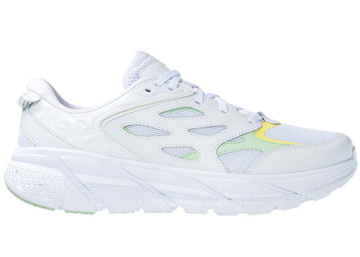 Hoka One One Clifton L White Green Ash (All Gender) - 1114770-WGAS