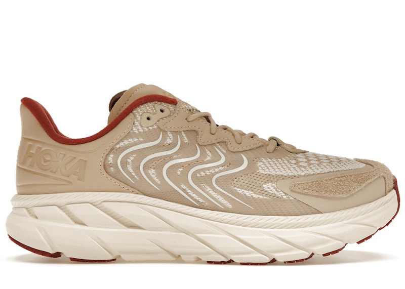 Pre-owned Hoka Clifton Long Sleeve (all Gender) Sneakers In Shifting Sand/rust In Multi