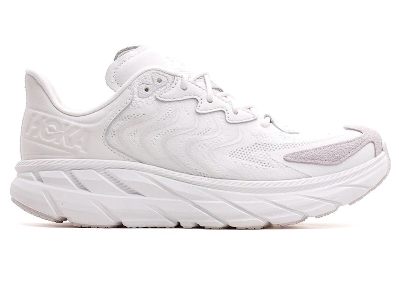 White hoka cheap one one