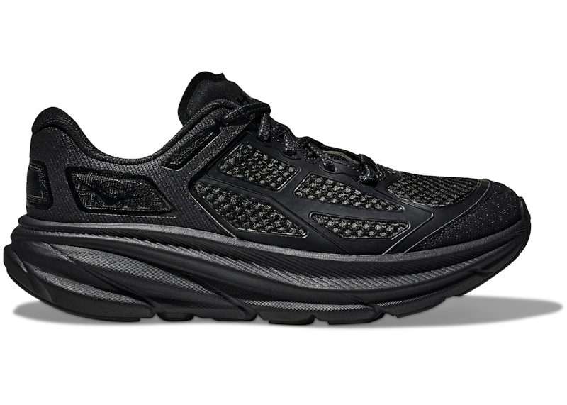 HOKA ONE ONE U Clifton One9 Sneaker in Black/Carbon Black - 1155370-BBNB