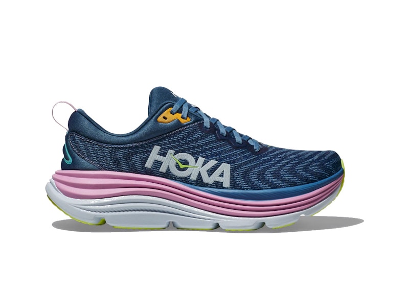 Pre-owned Hoka Gaviota 5 (women's) Sneakers In Real Teal/shadow In Multi
