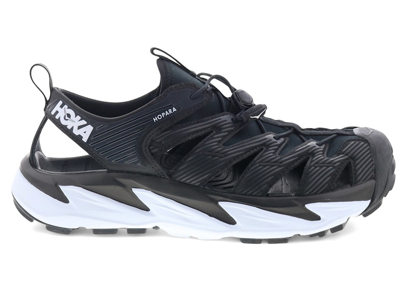 Hoka One One Hopara Black White Men's - 1123112-BWHT - US