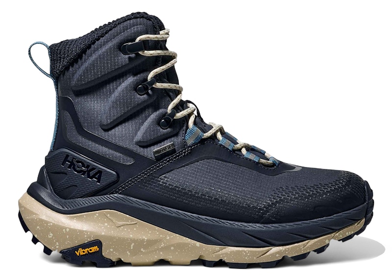 HOKA Women's Kaha 2 Frost GORE-TEX Hiking Shoes in Varsity Navy/Oyster Mushroom - 1155195-VTR