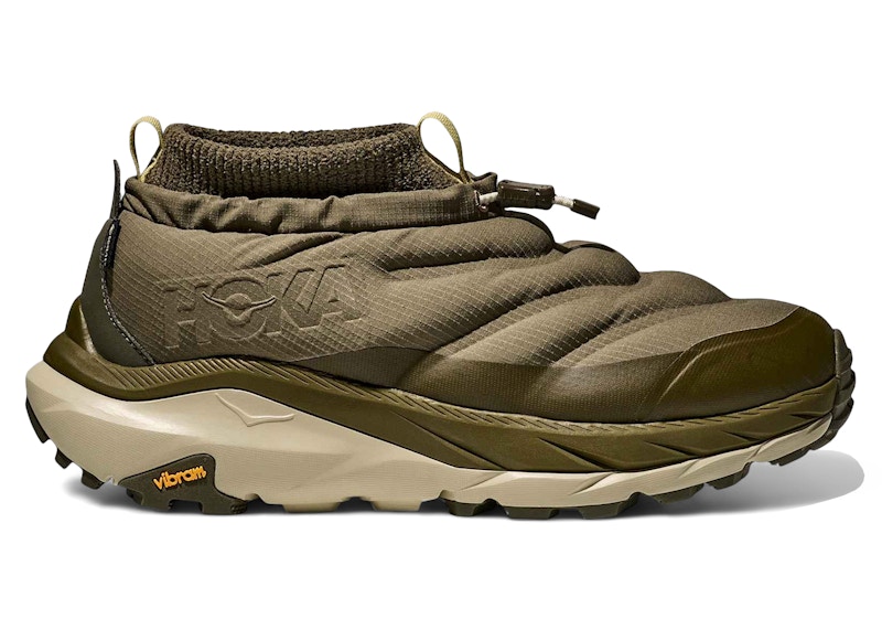 HOKA Men's Kaha 2 Frost Moc GORE-TEX Lifestyle Shoes in Antique Olive/Spruce Green - 1155210-AVS