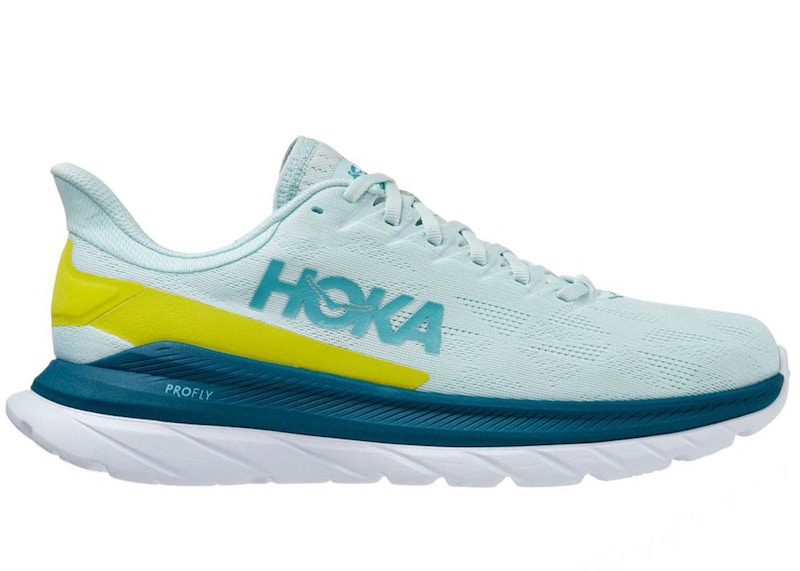 Hoka One One Mach 4 Blue Glass Men's - 1113528-BGEPR - US