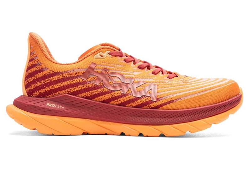 Men's Hoka One One Mach 5 Sneakers in Amber/Haze