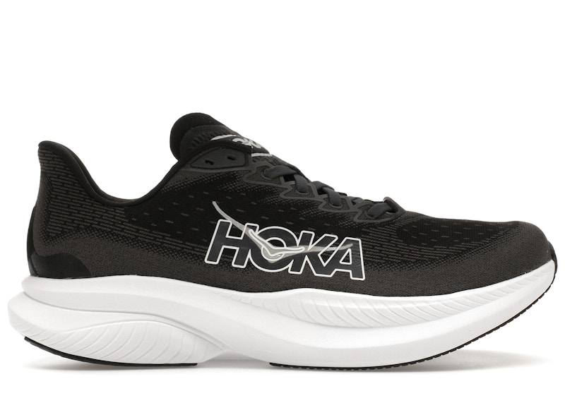 Hoka One One Mach 6 Black White Men's - 1147790-BWHT - US