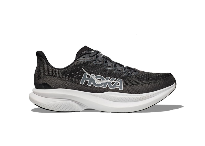 Pre-owned Hoka Mach 6 (women's) Sneakers In Black/white In Multi