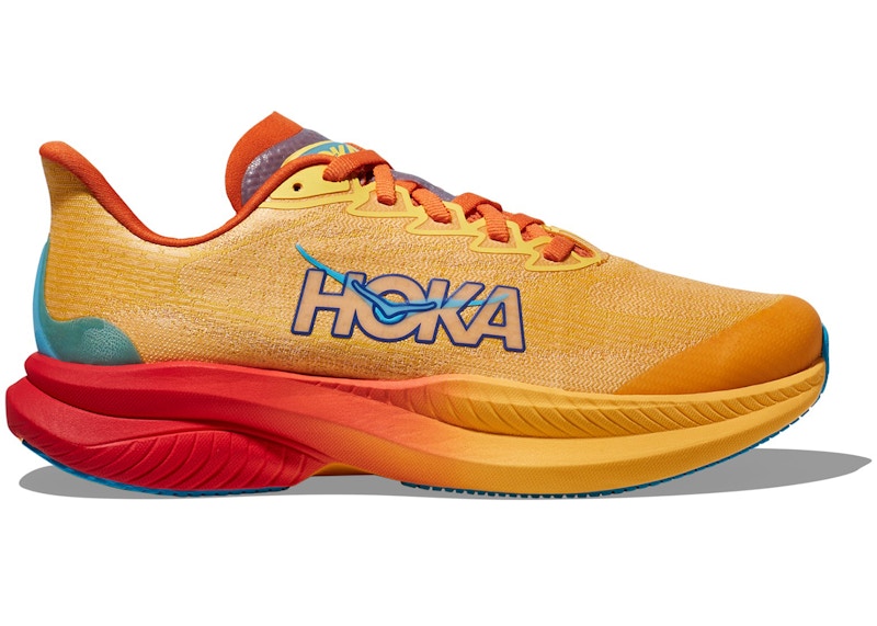 Hoka One One Mach 6 Poppy Squash (GS)