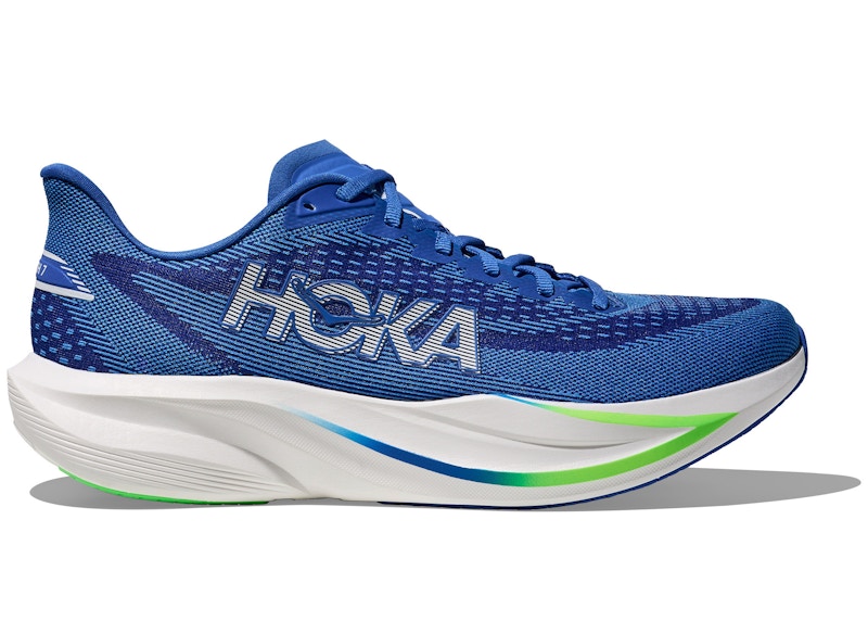 Hoka One One Mach 7 Cobalt Blue Neon Green Men's - 1171904-CBLTB - US