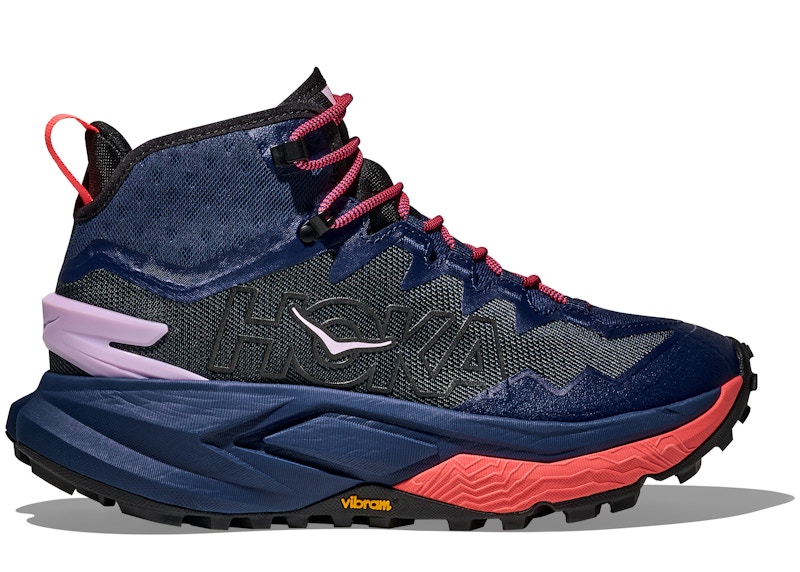 Hoka One One Mafate Hike Midnight Blue Neon Flame (Women's)