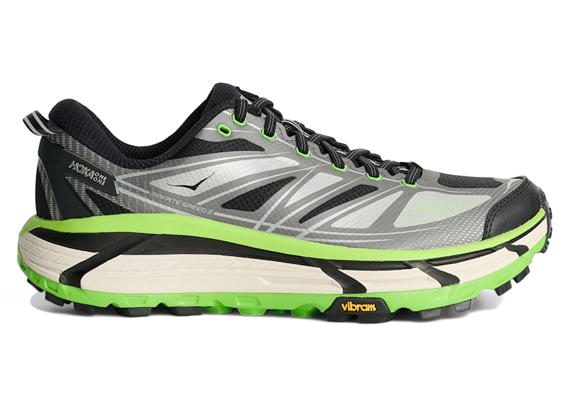 Hoka One One Mafate Speed 2 Black Electric Green