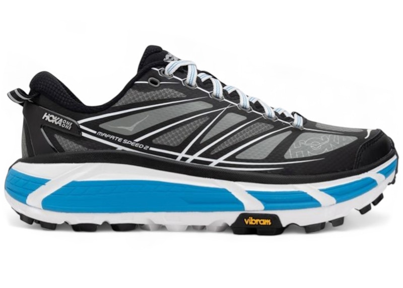 Hoka One One Mafate Speed 2 Black White Blue