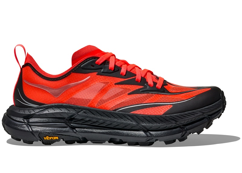 Hoka One One Mafate Speed 4 Lite Neon Flame Black