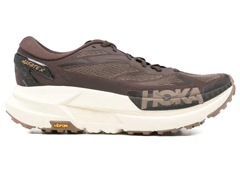 Men's Hoka One One Mafate X Sneakers in Walnut/Rye