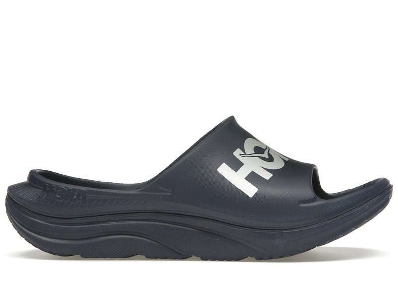 Hoka One One Ora Athletic Slide Varsity Navy White