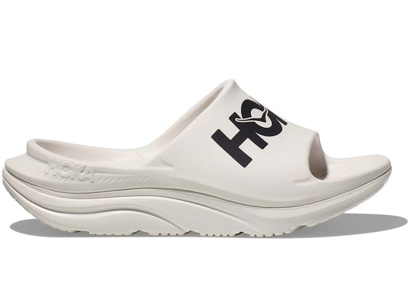 Hoka One One Ora Athletic Slide White Black - 1155154-WBLC