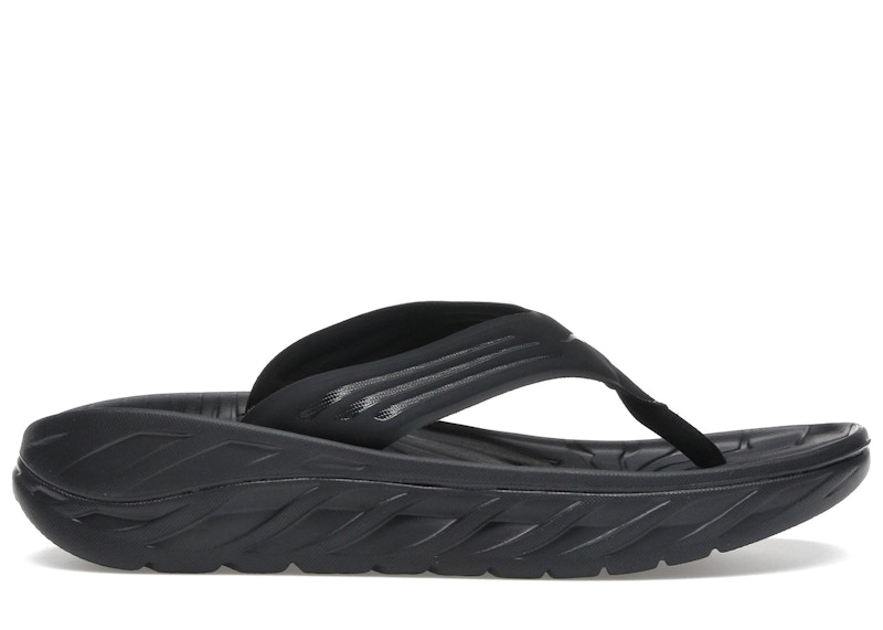 Hoka One One Ora Recovery Flip Black Dark Gull Grey