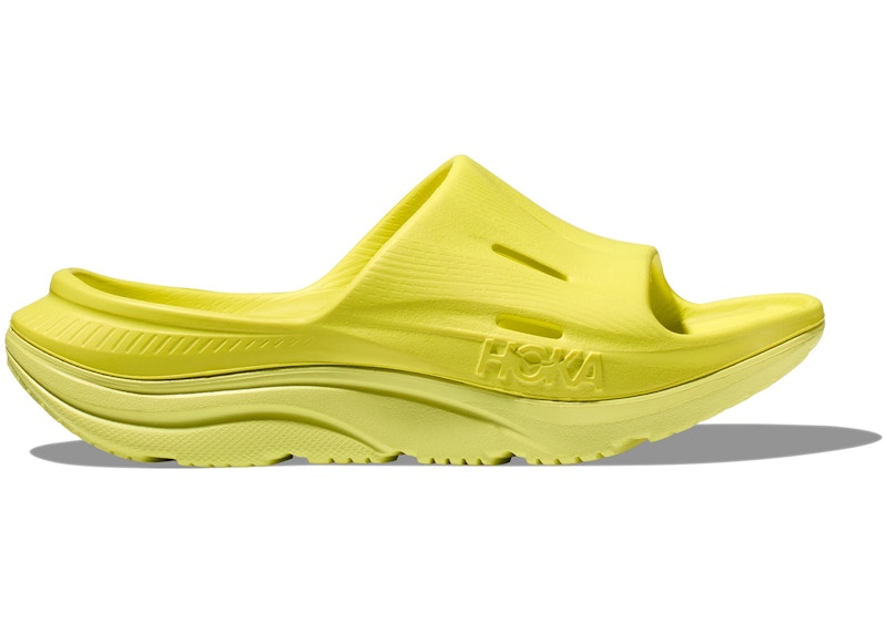 Hoka One One Ora Recovery Slide 3 Evening Primrose Citrus Glow (GS)