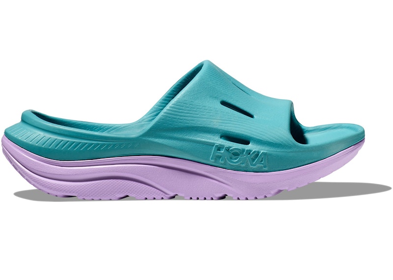 Hoka One One Ora Recovery Slide 3 Ocean Mist Lilac Mist (GS)