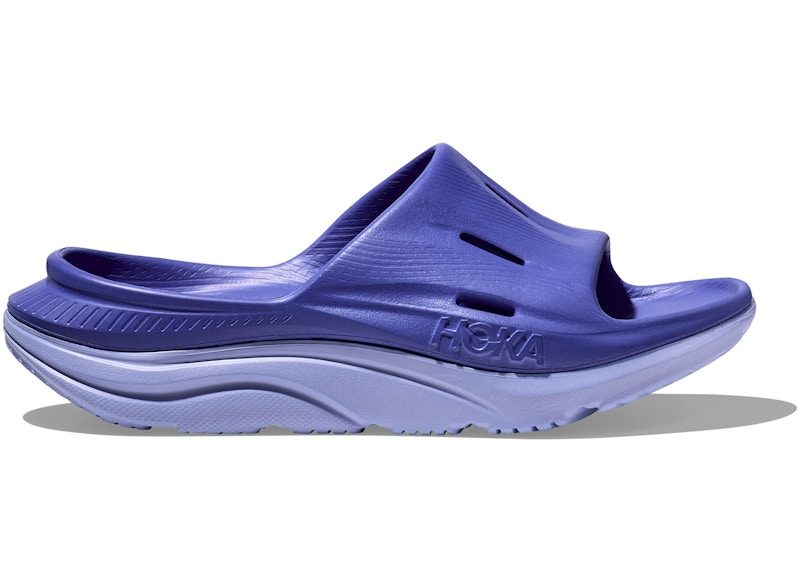 Hoka One One Ora Recovery Slide 3 Stellar Blue Mirage