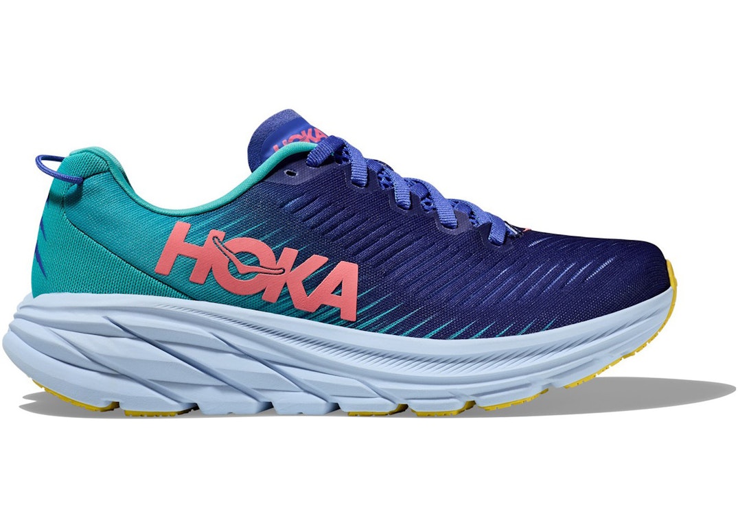 Pre-owned Hoka One One Rincon 3 Bellwether Blue Ceramic (women's) In Bellwether Blue/ceramic