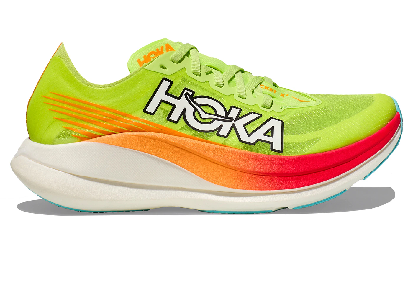 Hoka One One Rocket X 2 Lettuce Solar Flare Men's - 1127927-LCS - US