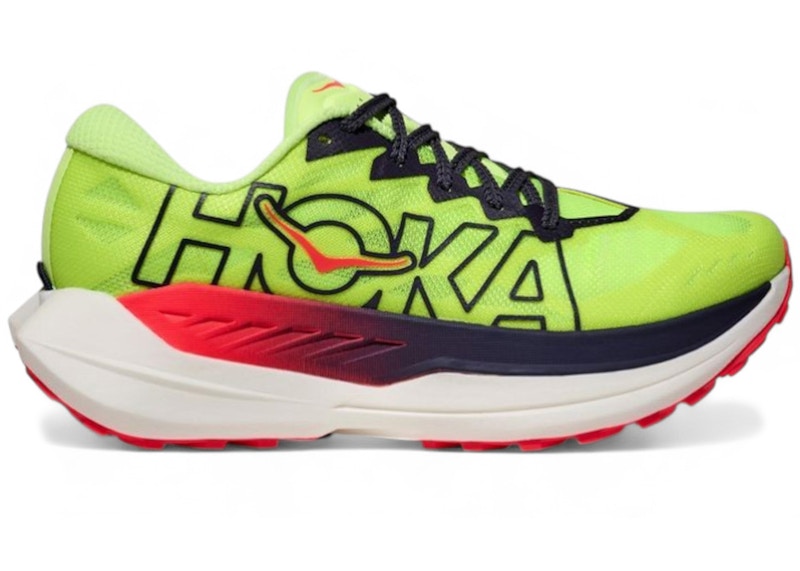 Hoka One One Rocket X Trail Neon Yuzu Neon Flame
