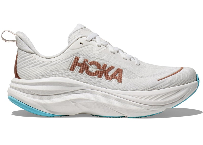 Pre-owned Hoka Skyflow (women's) Sneakers In Frost/rose Gold