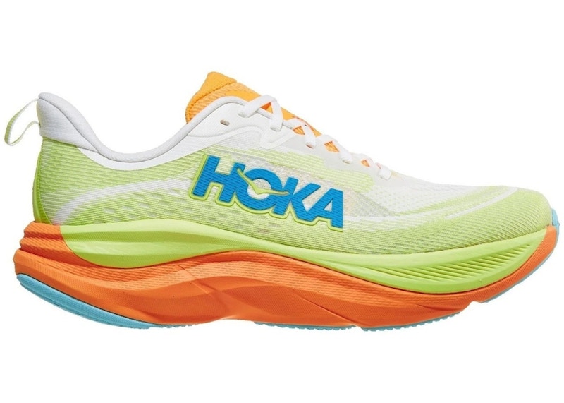 Pre-owned Hoka Skyflow (women's) Sneakers In Frost/solar Flare