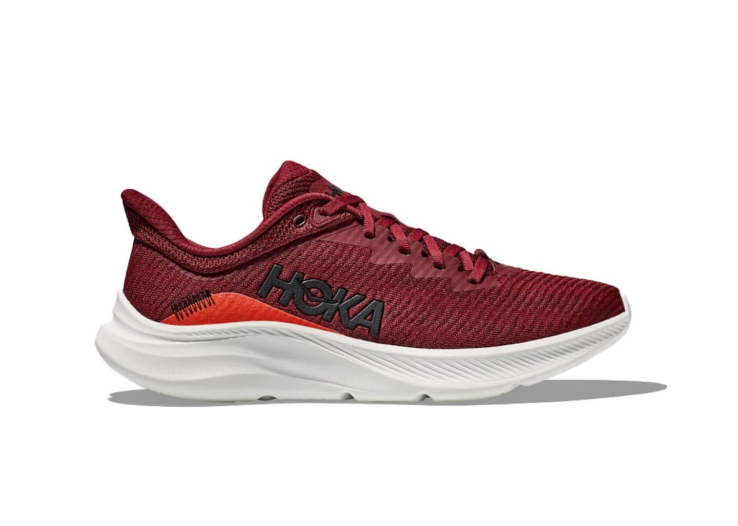 Pre-owned Hoka One One Solimar Cabernet Red Alert In Cabernet/red Alert