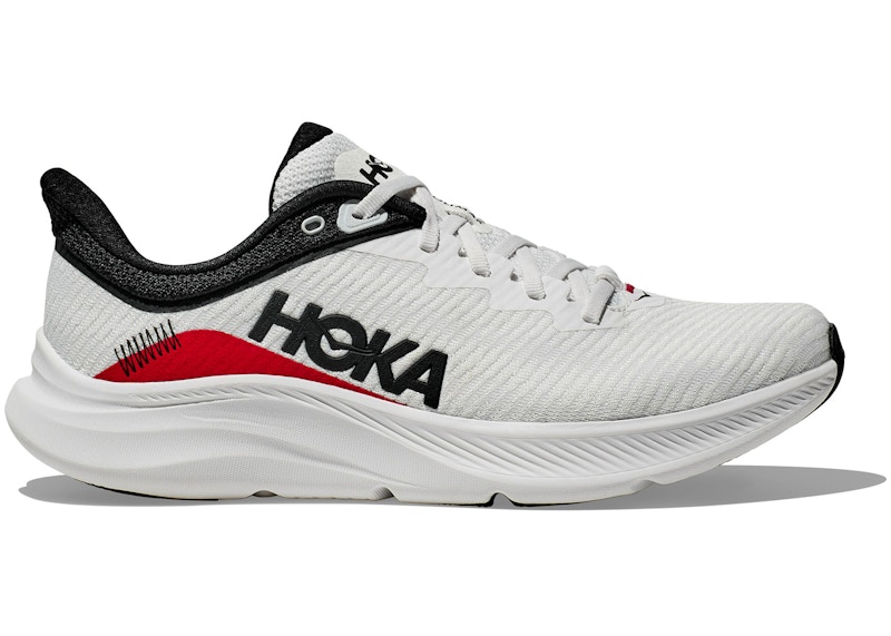 Amazon.com | Hoka Women's Solimar Sneaker, Black/White, 5 | Road Running