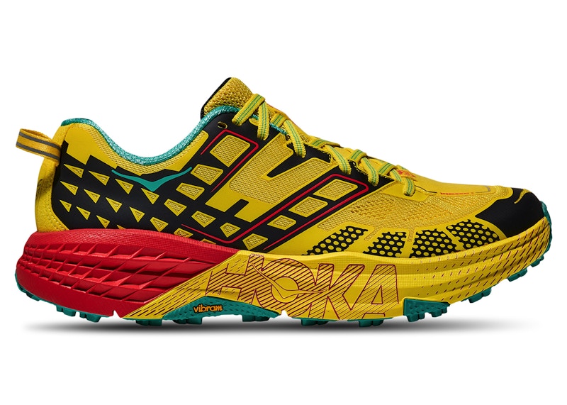 Hoka One One Speedgoat 2 Sour Lemon Black メンズ - 1162710-SRLM - JP