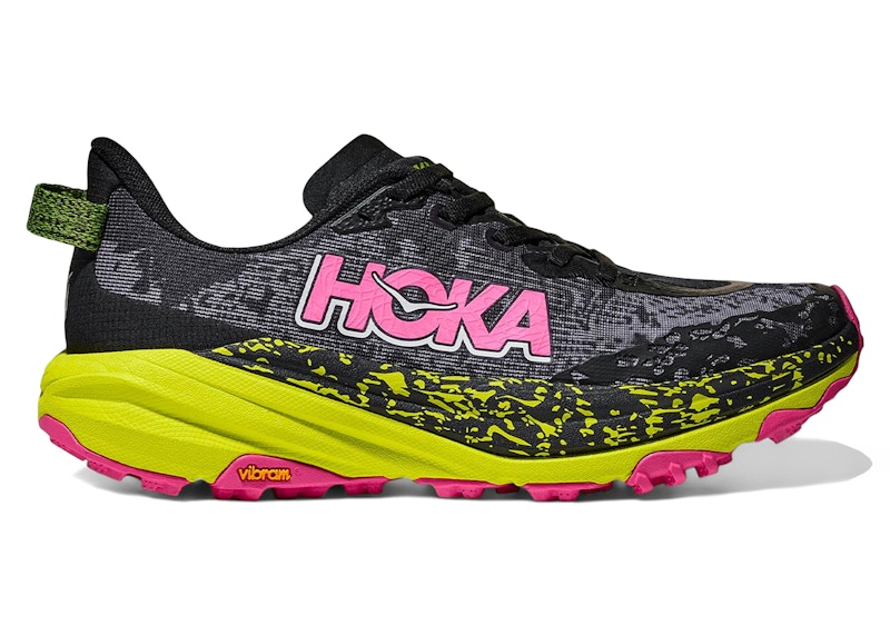 Hoka One One Speedgoat 6 Black Neon Citrus (Women's)