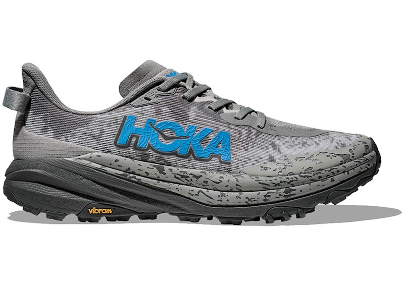【数量は多】 Galactic 6 Speedgoat One One Hoka Grey Men's Blue Hoka 特撮